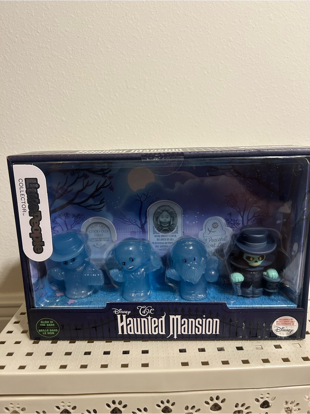 Disney Little People Collector -The Haunted Mansion Glow in the Dark Figures